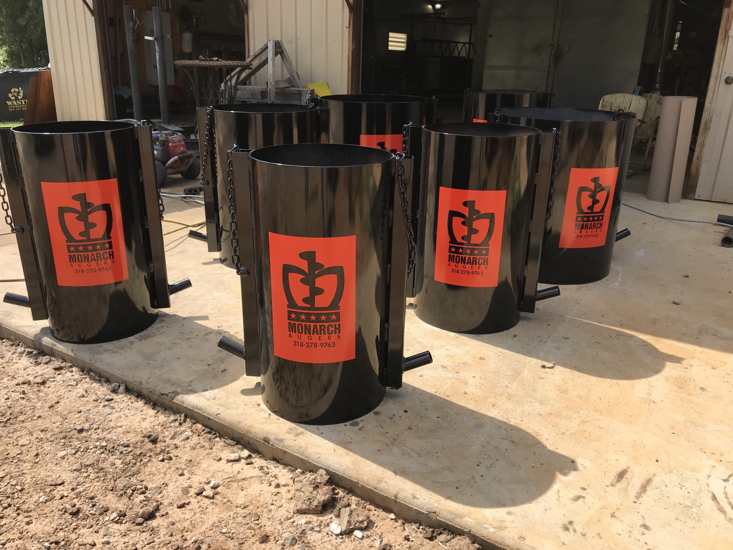 Monarch Augers Barrels at the Workshop